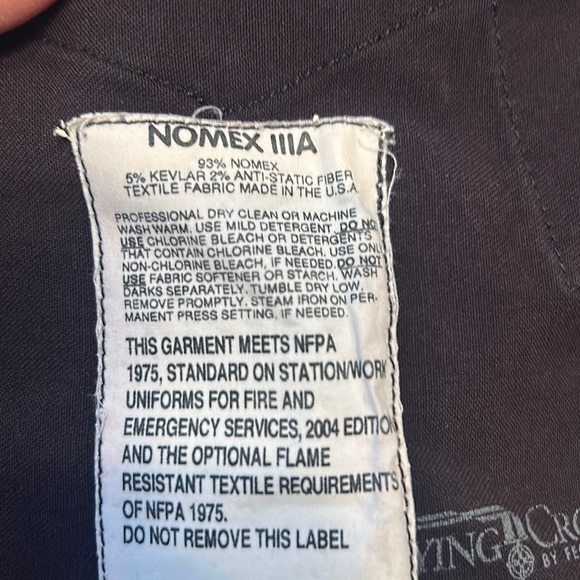 NOMEX FLAME RETARDANT PANTS by FLYING CROSS Navy Blue Size 40 Waist - Picture 8 of 11